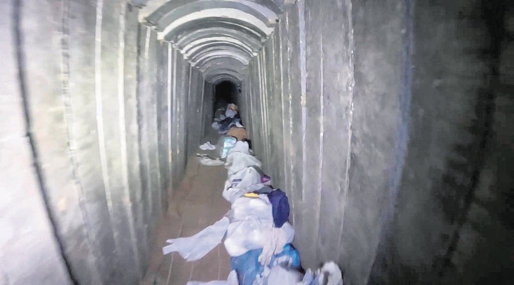 המנהרה ברפיח שבה נרצחו ששת החטופים