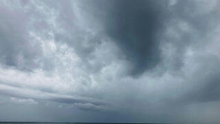 עננות במישור החוף סופת ביירון