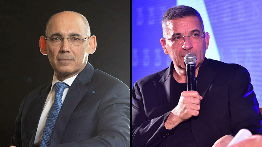 יעקב אטרקצ'י ונגיד בנק ישראל פרופ' אמיר ירון (צילומים: עידן גרוס צלמים, אלכס קולומויסקי) יעקב אטרקצ'י ונגיד בנק ישראל פרופ' אמיר ירון