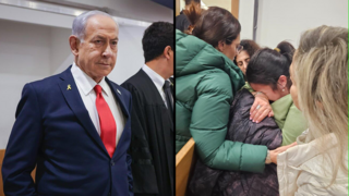 משפחות מועצת אוקטובר במשפט נתניהו משפחות מועצת אוקטובר במשפט נתניהו