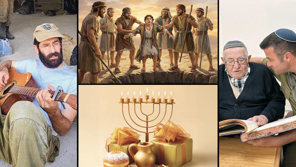 הרב אהרון צוהר עם סבא שמואל בן ה־105 בשיעור תורה, יוסף ואחיו, חג החנוכה, נערן אשחר (צילום: shutterstock/Olga Mukashev) הרב אהרון צוהר עם סבא שמואל בן ה־105 בשיעור תורה, יוסף ואחיו, חג החנוכה, נערן אשחר