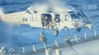 תיעוד ההשתלטות על המכלית מוונצואלה תיעוד של כוחות ארה"ב משתלטים על מכלית נפט של ונצואלה