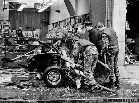 "הצרות". זירת פיגוע של ה־ IRA