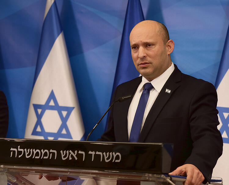 פרופסורית אחת מהטכניון גרמה לו לעשות קאמבק: בנט, יוני 2021 | צילום: עמית שאבי