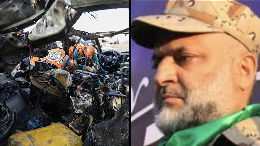 Hamas second-in-command Raad Saad (Photo: Dawoud Abu Alkas/ Reuters) זירת החיסול של ראאד סעד בעיר עזה