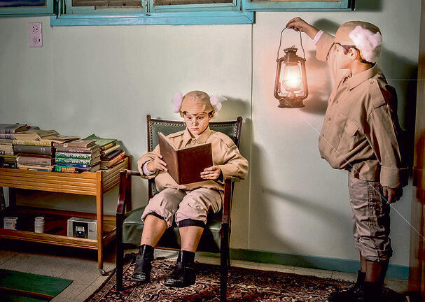 פעילות לחג בצריף  בן־גוריון בשדה בוקר