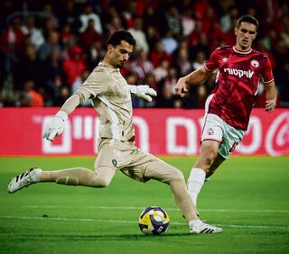 מליקה מול זלאטנוביץ' במשחק בבאר־שבע