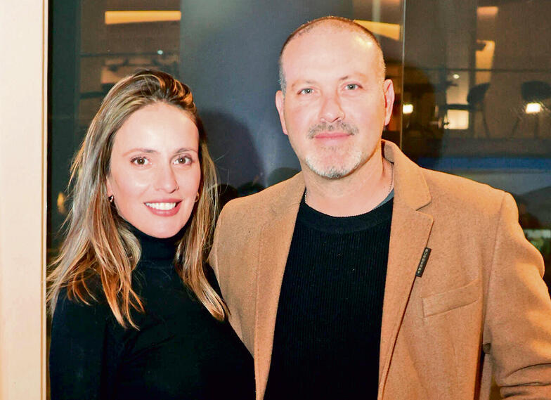 עם גרשון. "אני איתו 22 שנה" | צילום: איציק בירן