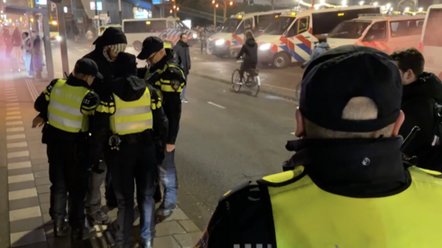 Pro-Palestinians clash with police in Amsterdam