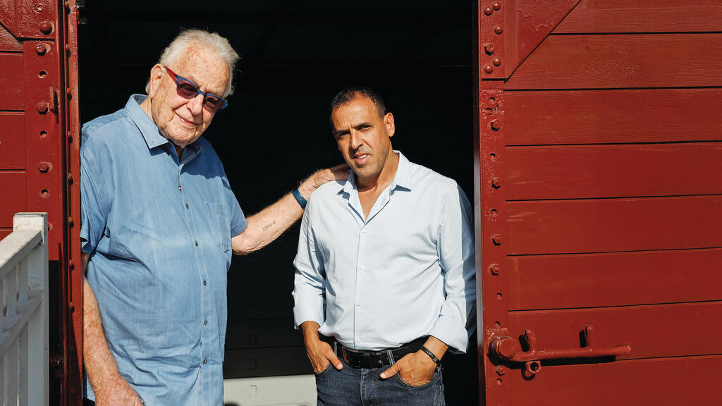 "התקומה היא חלק מהדי־אן־איי של העם היהודי". שרעבי ופירסט באנדרטת הקרון בנתניה | צילום: זיו קורן