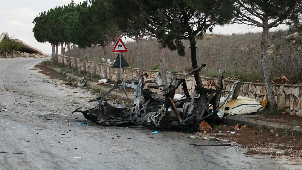 Attack in Lebanon (Photo: Rabih Daher / AFP) תקיפה בלבנון