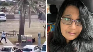 רינה סזנה ורגע ניטרול אחד המחבלים בידי עובר אורח