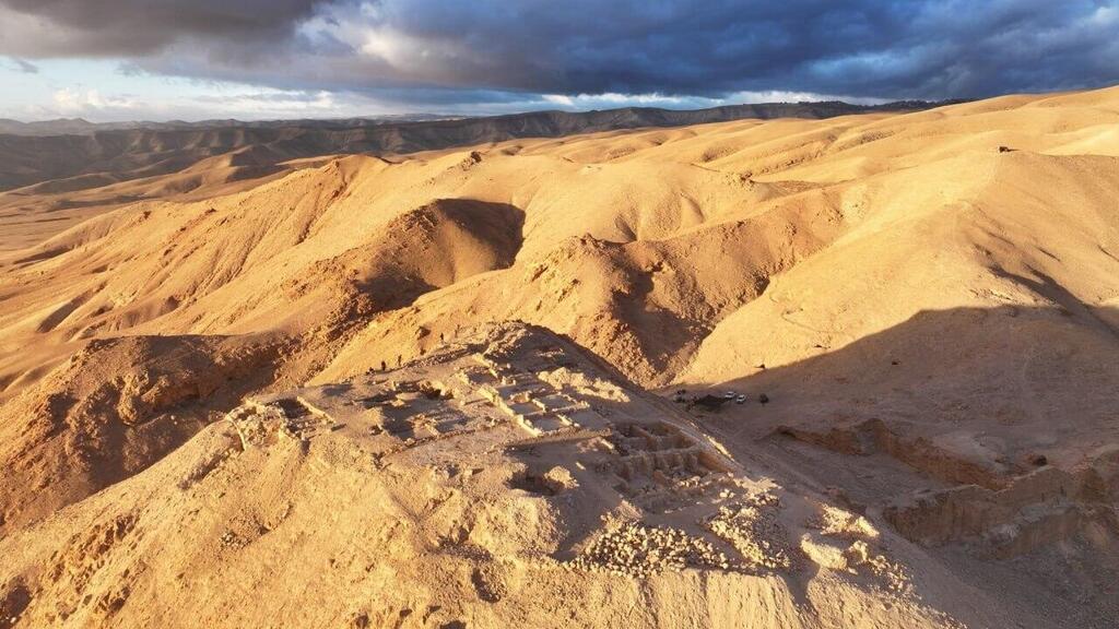 Hyrcania, one of the Hasmonean fortresses in the Judean Desert (Photo: Civil Administration) הורקניה