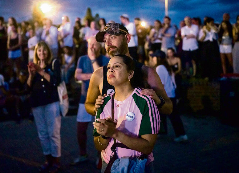 טקס הזיכרון לנרצחי  הפיגוע בחוף בונדיי  בסידני, אמש