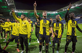 ריקוד המכונה של בית"ר ירושלים |  צילומים: עוז מועלם