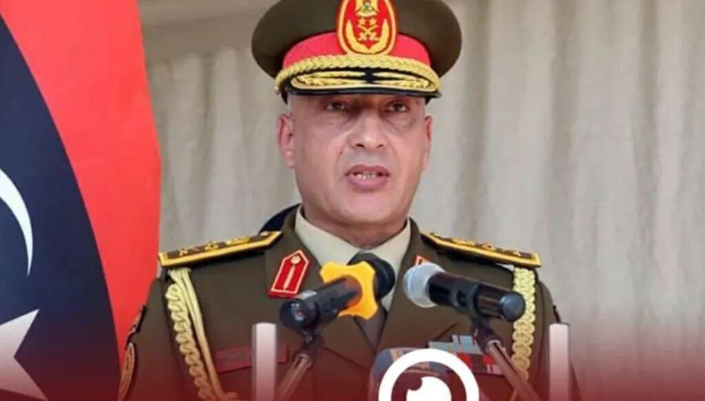 The Libyan military chief, Muhammad Ali Ahmad al-Haddad מוחמד אל-חדאד, רמטכ"ל לוב