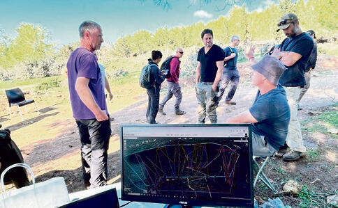 הסריקות של צוות  "מגנוס איתור וחילוץ"  שהובילו למציאת השרידים | צילומים: מגנוס איתור וחילוץ