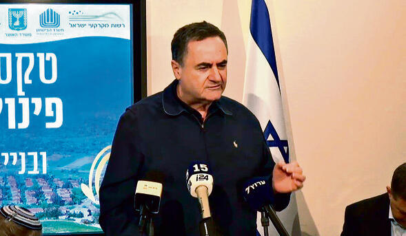 השר כ"ץ, אתמול בטקס