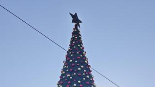 Christmas tree in Bethlehem