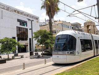 הרכבת הקלה בתל־אביב | צילום: טל שחר