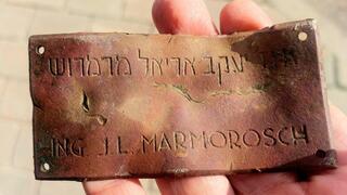 הדיסקית שהתגלתה באזור צריפין