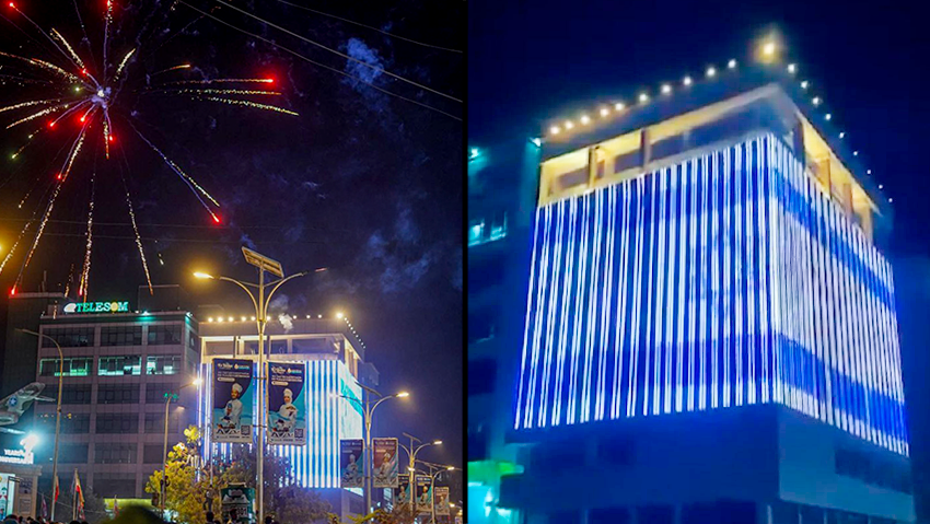 דגלי ישראל בחגיגות ההכרה בסומלילנד דגלי ישראל בחגיגות ההכרה בסומלילנד