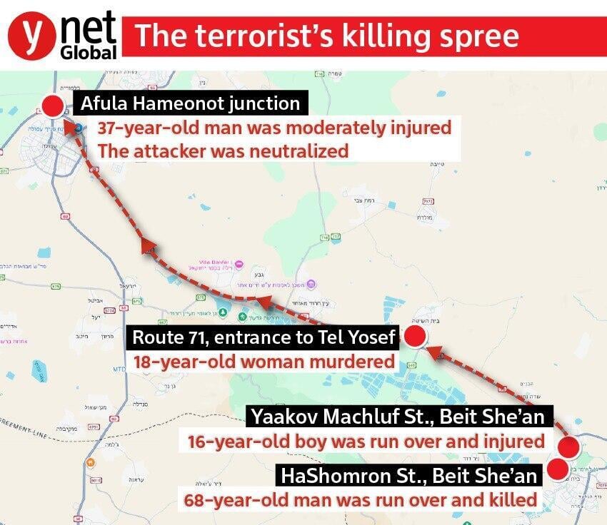 The terrorist's killing spree