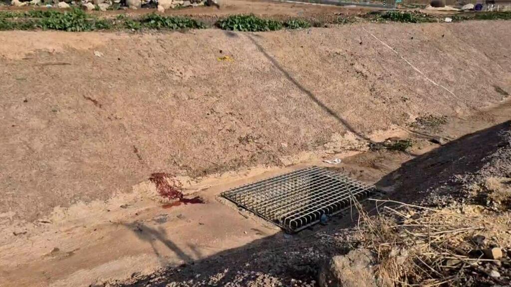 The scene of the attack at Tel Yosef (Photo: Israel Moshkovitz) זירת הפיגוע בתל יוסף