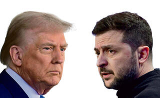 זלנסקי וטראמפ. אחד מהם אופטימי, השני פחות