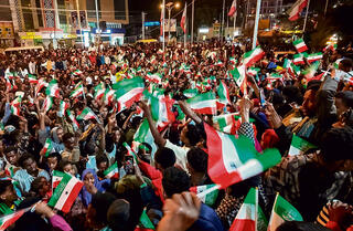 החגיגות בבירת סומלילנד, בסוף השבוע