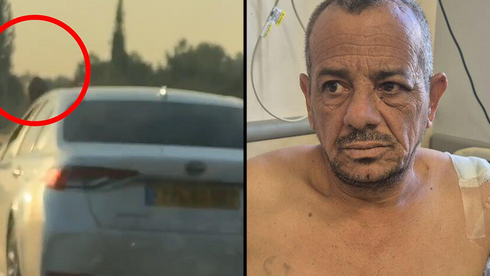 נהג הותקף בכביש 6: "תפס לי את הרגל מתחת לגלגלים"