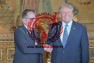 ברוורמן עם טראמפ | מהפרסום של קבוצת ההאקרים