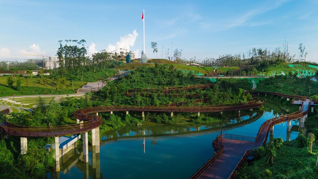 One of the world’s most sustainable cities (Photo: Courtesy of Urban+) עיר הבירה החדשה נוסנטרה (Nusantara), אינדונזיה