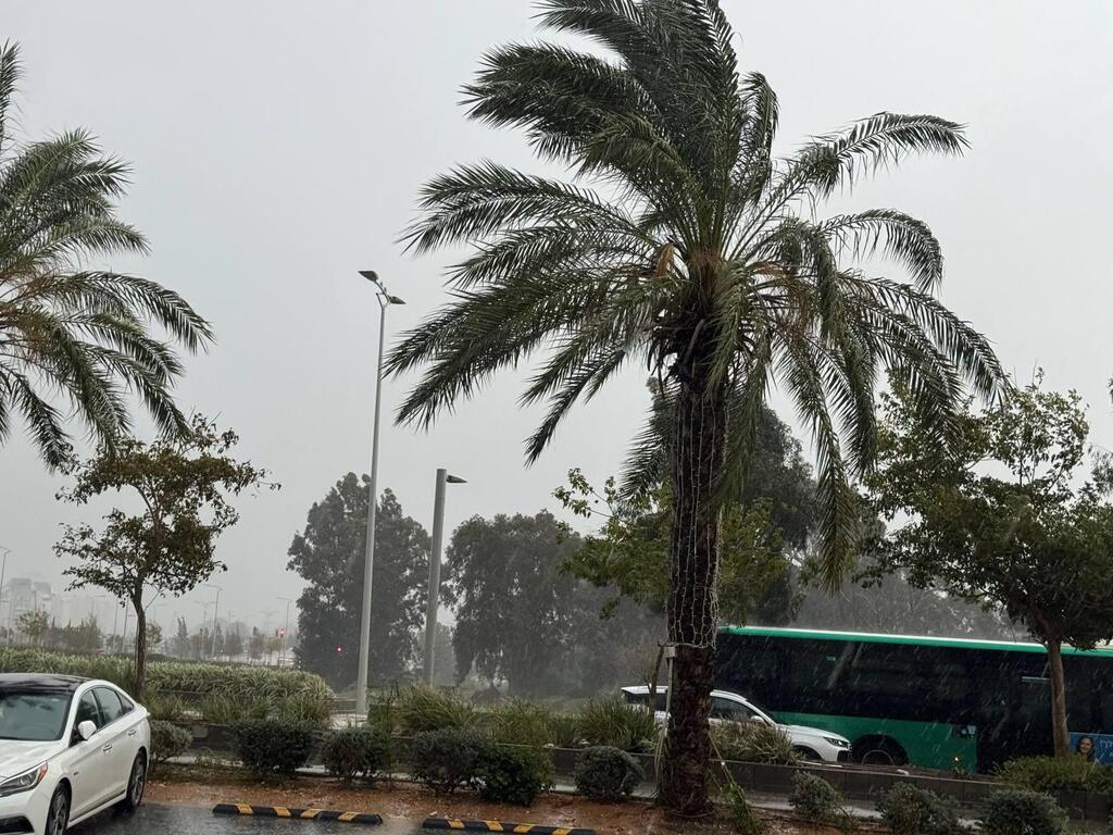 Photo: Eitan Glikman גשם בחדרה