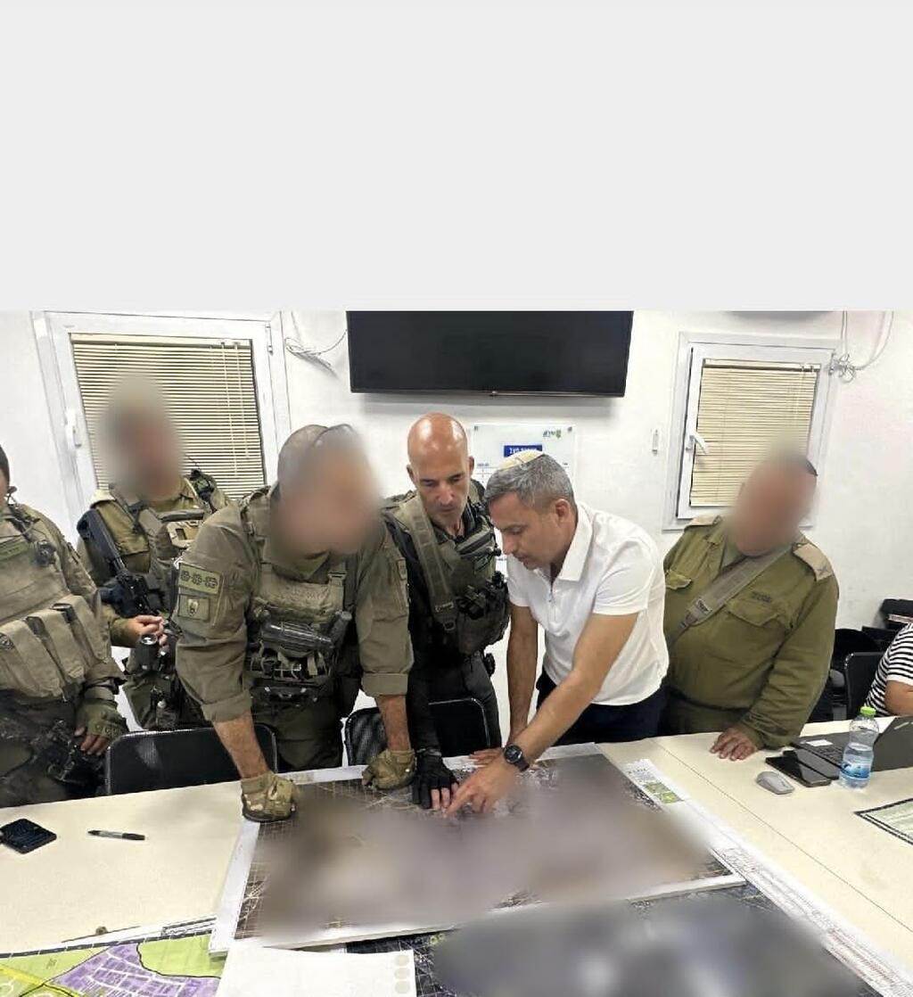 ראש העיר שדרות אלון דוידי וסא"ל במיל' ארז גז