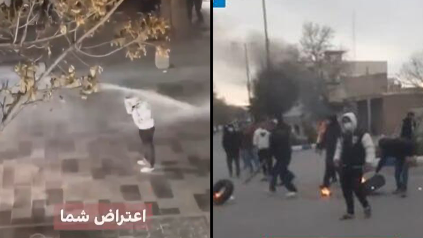 Protests spread beyond Tehran תיעודים שפרסם איראן אינטרנשיונל מהפגנות הפגנה ב איראן