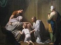 'Jacob Blessing Ephraim and Manasseh'- painting by Benjamin Wes (Photo: Wikimedia Commons) 'Jacob Blessing Ephraim and Manasseh'- painting by Benjamin West