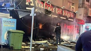 בליל השנה החדשה: 12 פצועים בפיצוץ בבית עסק בנצרת, שניים במצב קשה