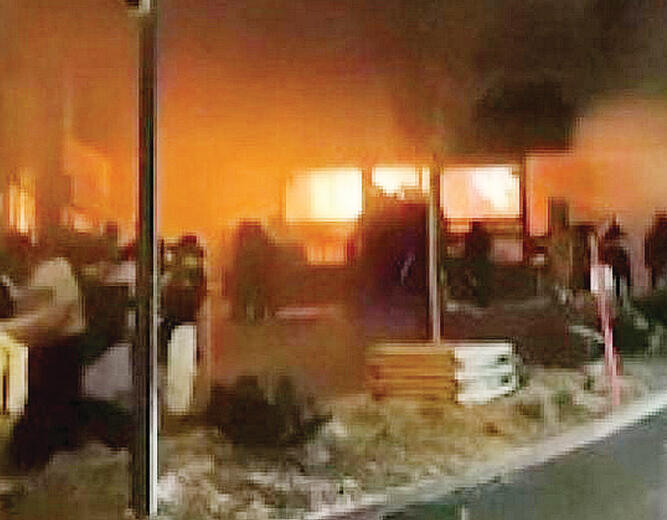 השריפה בבר בעיירה קראנס־מונטנה