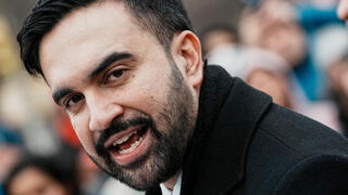 זוהראן ממדאני במסיבת עיתונאים בניו יורק