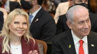 בנימין ושרה נתניהו באירוע בבית הכנסת שול במיאמי