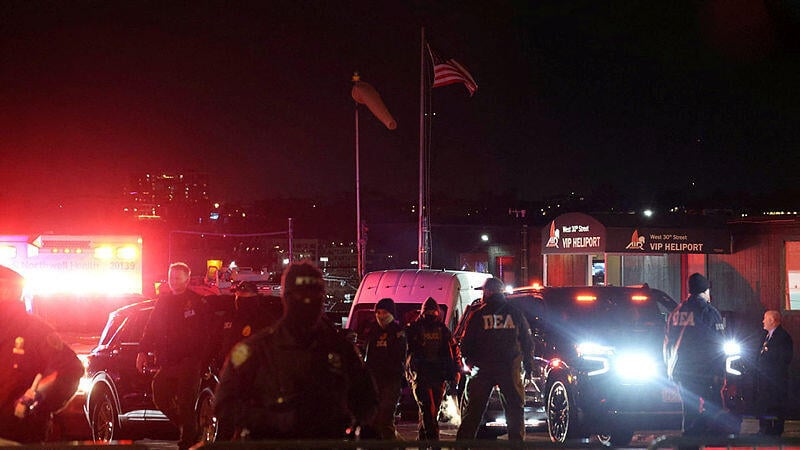The motorcade transporting Venezuelan President Nicolás Maduro from New York’s airport (Photo: AFP) שיירת הרכבים שמובילה את נשיא ונצואלה ניקולס מדורו מחוץ לשדה התעופה בניו יורק