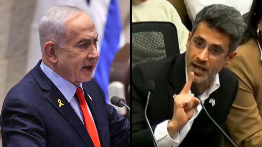 ראש העיר ק"ש אביחי שטרן ורה"מ בנימין נתניהו (צילום: ערוץ כנסת, אלכס קולומויסקי) ראש העיר ק"ש אביחי שטרן ורה"מ בנימין נתניהו