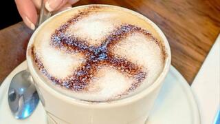 Coffee swastika