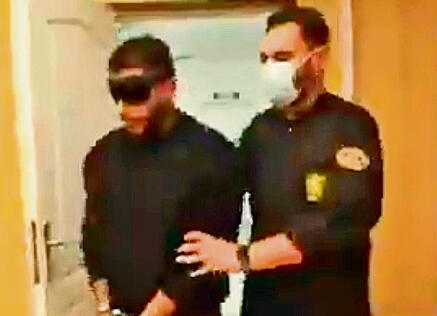 מעצר ה"סוכן" | צילום: מתוך X