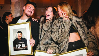 כך פספסתי את ההזדמנות להיות משפיענית (צילום: neo media) לי מנחם, יובל כספית ועדן דניאל גבאי חוגגים באירוע משפיעני השנה