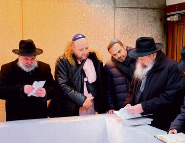 אחמד אל אחמד עם אנשי חב"ד בניו־יורק