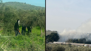 רעולי פנים שרפו רכב עם פלסטינים בתוכו