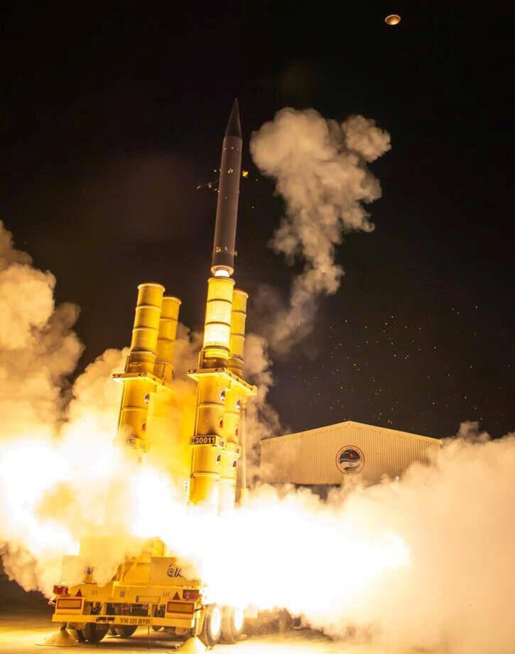 The Arrow 3 missile defense system (Photo: Ministry of Defense) חץ 3