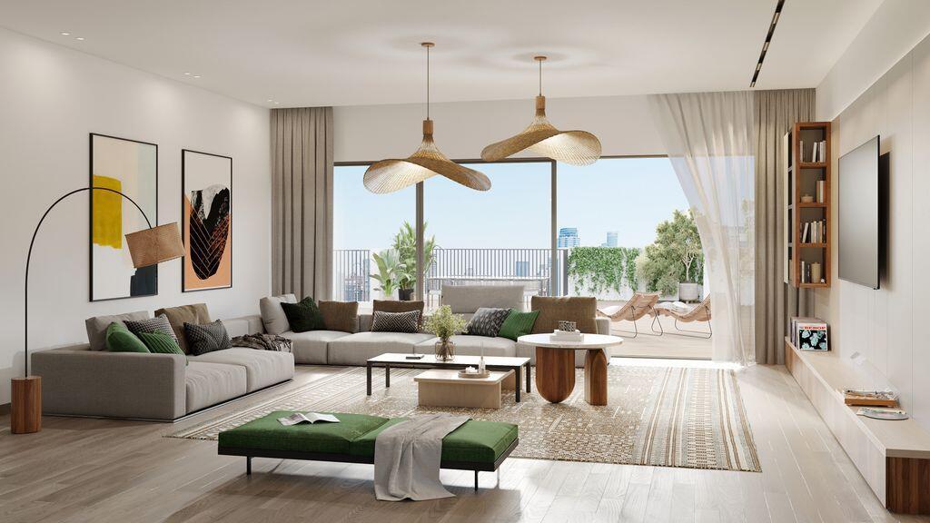 דירה בפרויקט יגאל אלון 10 בהרצליה של חברת SoCity. פרויקט התחדשות עירונית חייב לייצר חווית מגורים אנושית, יומיומית ומזמינה. (הדמיה: סוסיטי) דירה בפרויקט יגאל אלון 10 בהרצליה של חברת SoCity. פרויקט התחדשות עירונית חייב לייצר חווית מגורים אנושית, יומיומית ומזמינה.